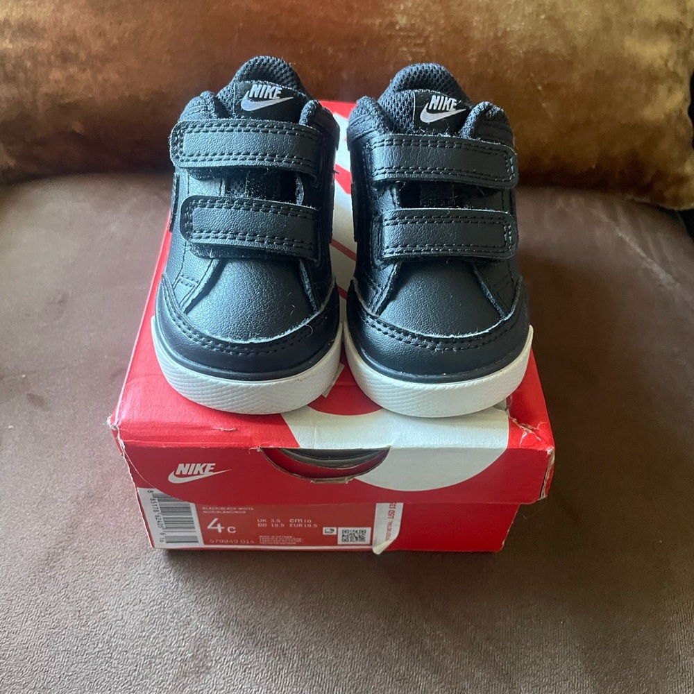 Nike Kids Black and White Sneakers